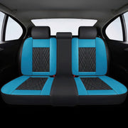 Black & Blue Car Seat Covers