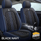 Black & Navy Car Seat Covers