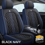 Black & Navy Car Seat Covers