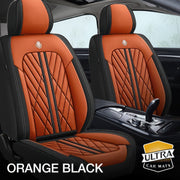 Orange & Black Car Seat Covers