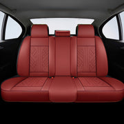 Wine Red Car Seat Covers