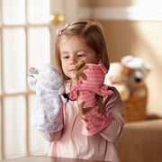 Melissa & Doug Farm Friends Hand Puppets (Set of 4) - Cow, Horse, Sheep, and Pig Soft Puppets for Kids and Toddlers Ages 2+