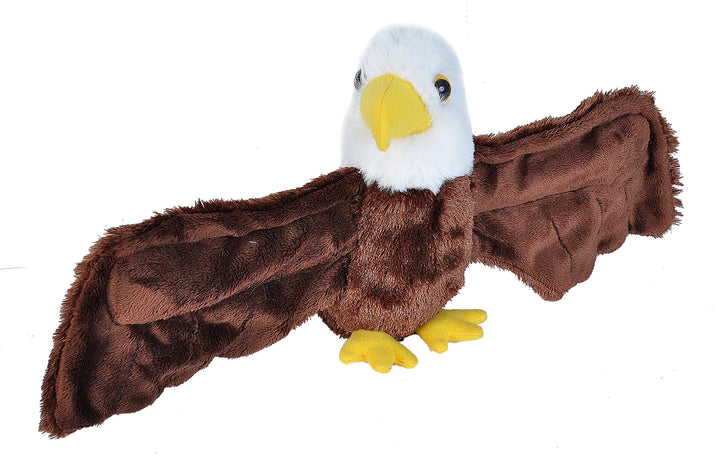 Wild Republic Huggers Bald Eagle Stuffed Animal - 8"