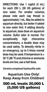 Seachem Prime -500 ml/ 17 fl. oz. | Chemical Remover and Detoxifier
