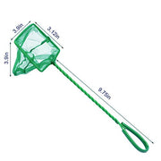 Aquarium Fish Nets, DSSPORT 4 Inch Small Mesh Fish Catch Nets with Plastic Handle Green