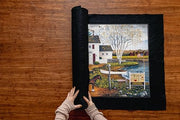Buffalo Games - Roll-Up Puzzle Mat - Felt Saver Mat, Fits Up to 1500pc | Bigger In-Progress Puzzles, Solid Expandable Core, 3 Velcro Straps, Thick Felt Surface, Puzzle Storage, For Adults