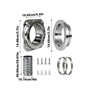 Stainless Steel Magnetic Dryer Vent Coupling Kit