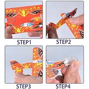 Manmel 50 Pcs Foam Gliders Planes Toys for Kids, Paper Airplane, Party Favors Goodie Bag Stuffers, Outdoor Flying Toys, Bulk for Classroom Prizes Boys and Girls