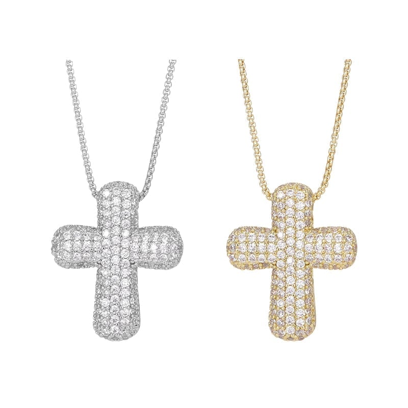 Sparkling Cross Necklace