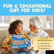United States Puzzles for Kids Ages 6-8 & 4-6 - 70pc USA Map Kids Puzzles | 50 US States Floor Puzzles Boys Toys Age 4-6 - Educational US Geography Learning Toys Activity - Boys Gifts & Gifts for Girls