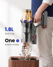Cordless Vacuum Cleaner, Upgraded 650W 60KPA 70Mins Cordless Stick Vacuum Cleaner with Flexible Hose,Self-Standing,Touch Screen, Anti-tangle Wireless Vacuum Cleaners for Home/Pet Hair/Carpets/Floors
