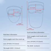 ❄💝Winter warm fleece windproof high-definition goggles