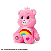 Care Bears 14" Cheer Bear Plushie - Medium Size - Pink Plushie for Ages 4+ – Perfect Stuffed Animal Holiday, Birthday Gift, Super Soft and Cuddly – Good For Girls and Boys, Employees, Collectors