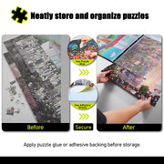 ALL4JIG 25.98"×30.31" Puzzle Binder – Space-Saving Storage Folder for 500–1000 Piece Puzzle Collection, Holds 20 Puzzles, HD Film Pockets, Birthday Gift for Mom & Grandma
