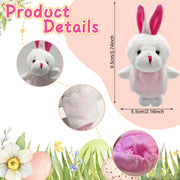 24 PCS Finger Puppets Set Mini Stuffed Animals Finger Puppet Toys for Storytelling Playing Teaching Shows Playtime Schools Birthday Party Gift Favor Supplies