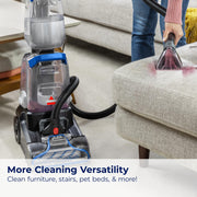 BISSELL TurboClean PET, Upright Carpet & Upholstery Cleaner, 3948 | TurboClean technology for powerful pet hair and stain removal; upright design for full-room carpet care