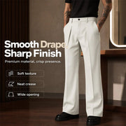⏳Limited-time⏰Men's Soft Draped Straight Leg Trousers👖