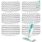 6 Pack Steam Mop Replacement Pads Compatible with Shark Steam Mops | Fit for S1000/S1000A/S1000C/S1000WM/S1001C, Floor Steamer Pads Washable, Reusable Microfiber Cleaner Pads