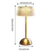 Modern crystal touch table lamp
