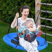 Trekassy 40" Saucer Tree Swing, 700LBS Heavy Duty Swing for Kids & Adults | 900D Oxford Fabric with Waterproof Design, Includes 2x3.3ft Tree Hanging Straps and Adjustable Ropes for Easy Setup