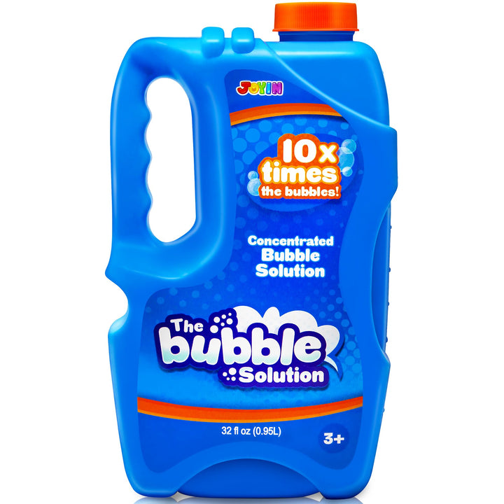 JOYIN 32 OZ Concentrated Bubble Solution for Bubble Machines (Up to 2.5 Gallons), Concentrated Solution Refills for Machine, Wands, Blower, Easter, Kids, Parties