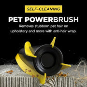 Shark UltraCyclone Pet Pro Plus Cordless Handheld Vacuum, Brown, CH951BR1 | Powerful Suction, Portable Vacuum for Car & Home, Pet Power Brush, Crevice Tool, Scrubbing Brush, XL Dust Cup