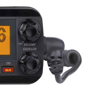 Uniden UM435BK Advanced Fixed Mount VHF Marine Radio, All USA/International/Canadian Marine Channels including new 4-Digit, CDN “B” Channels, 1 Watt/25 Watt Power, Waterproof IPX8 Submersible, Black