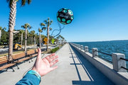 Waboba Bounceback Returning Black and Blue Moon Ball Hyper Bouncy Balls | Extreme Bounce and Fun, Super High Bouncing Ball, for Active Play and Outdoor Games