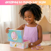 Giggle & Honey® Musical Unicorn Jewelry Box for Girls | Music Boxes for Little Girls, Toddler Jewelry Box for 4 Year Old Kids, Toys for Toddlers, Birthday Gifts for Kids 5-9 Years