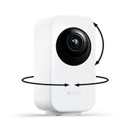 WYZE Indoor Cam Pan, 2K Pan-Tilt Security Camera for Baby/Pet Monitoring | AI Motion Tracking, IR Night Vision, 2-Way Audio, Physical Privacy Mode, Works with Alexa and Google Assistant