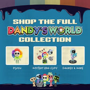 Culture Fly Dandy's World 12" Plush Toys I Officially Licensed Collectable Plush Dolls (Pebble)