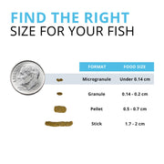 Fluval Bug Bites Tropical Fish Food, 1.6 oz. | Small Granules for Small to Medium Sized Fish, A6577