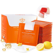 modelones Acetone Nail Polish Remover Pads 50 PCS Lemon