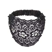 Plum Blossom Hollow Beaded Wide Headband