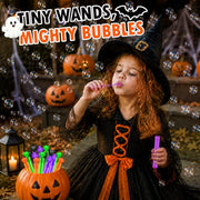 Halloween Party Favors Goodie Bag Stuffers,36-300 PCS Kids Mini Bubble Wand | Small Boo Trick or Treat Basket Bucket Fillers for Kids, Birthday Classroom Games Activities Supplies Prizes Toys Gifts