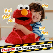 Sesame Street Tickle Me Elmo Giggle Max 18-Inch Interactive Plush Toy | Biggest Tickliest Elmo Ever, Laughing & Shaking Elmo, Holiday Stocking Stuffers, Gifts, Presents, Ages 18 Months+
