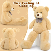MaoGoLan 47 Inch Giant Teddy Bear, Big Stuffed Animal Plush Toy Gift | A heartwarming way to show love and care on birthdays, baby showers, Christmas, Valentine’s Day, and anniversaries