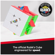 Rubik's Cube 3x3 Magnetic Speed Puzzle Cube & Brain Teaser Fidget Toy | Magnetic For Speed & Stability, A Competitive STEM Toy That Improves Hand-Eye Coordination & Algorithmic Thinking, Ages 8+