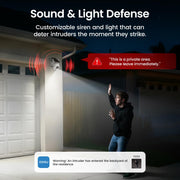 aosu D1 Classic 4-Cam Kit, Security Cameras Wireless Outdoor, Solar Powered | No Subscription Required, 32GB Built-in Storage, 360° Auto Tracking, 2K (3MP) Full-Color Night Vision, Easy Install