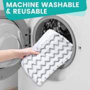 6 Pack Steam Mop Replacement Pads Compatible with Shark Steam Mops | Fit for S1000/S1000A/S1000C/S1000WM/S1001C, Floor Steamer Pads Washable, Reusable Microfiber Cleaner Pads