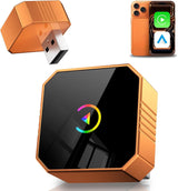MIXGOLD Wireless CarPlay Adapter for iPhone＆Android, 2026 Upgraded Car Play Mini Wired to Wireless Adapter for CarPlay ＆Android Auto Plug and Play Stable Connection & No Latency for iPhone iOS 10+