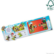Melissa & Doug Take-Along On the Farm Magnetic Jigsaw Puzzles | Two 15-Piece Magnetic Puzzles, Fold-Out Carrying Case with Handle, Mess-Free Travel Toys, Preschool Toys for Kids, Ages 3+