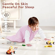 Baby Sleep Sack 0-6 Months, 100% Cotton Wearable Blanket, 0.5 Tog, 3 Pack | Lightweight Infant Sleeping Bags, for Newborn Toddler, 2-Way Zipper for Easy Change, Soft and Breathable,Baby Sleep Essential