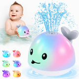 ANGGIKO Baby Bath Toys Light Up Pool Water Toy for Toddlers Babies 1-3 Gift | Bath Toys for Kids Ages 1-3, Whale Bath Toy Sprinkler Baby 6-12-18 Months Bathtub Fountain Birthday 1 Year Old Boy Girl Gifts