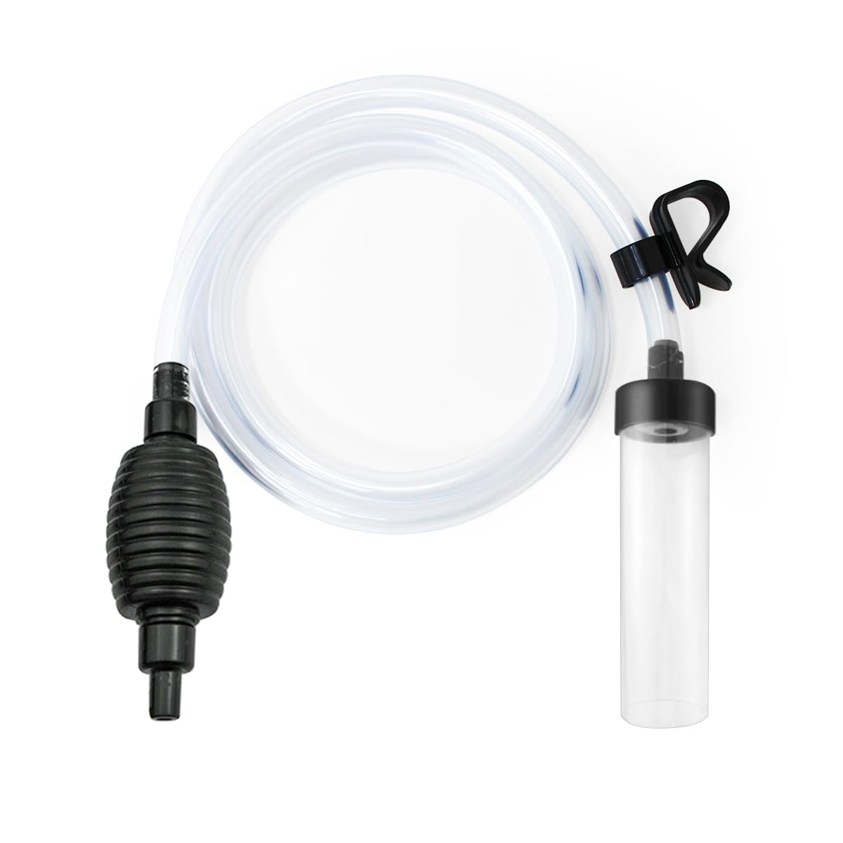 Laifoo 5ft-S Aquarium Siphon Vacuum Cleaner for Fish Tank Cleaning Gravel & Sand