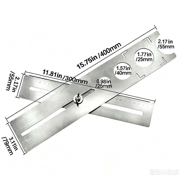 Stainless Steel Adjustable Tile Hole Locator