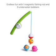 Munchkin® Fishin'™ Magnetic Baby and Toddler Bath Toy, 4pc Set