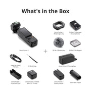 DJI Osmo Pocket 3 Creator Combo, Vlogging Camera with 1'' CMOS & 4K/120fps | 3-Axis Stabilization, Spotlight Follow, Fast Focusing, Mic Included for Clear Sound, Small Camera for Photography