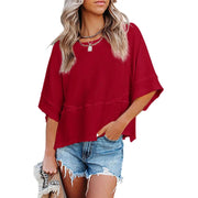 🏆Hot Sale⚡Breezy Comfort Batwing Top