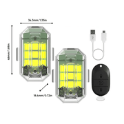 Multi-Color Wireless Rechargeable LED Strobe Lights